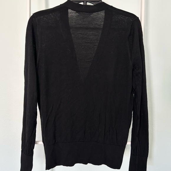 Everlane Luxe Wool Black Cardigan - Picture 3 of 4